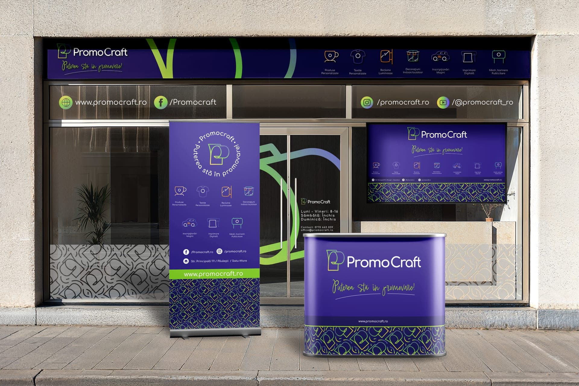 Mesh și bannere publicitare