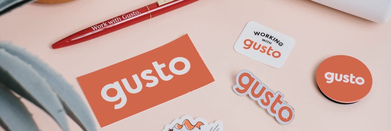 Gusto - Materiale promoționale