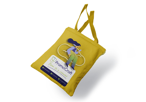 Tote bag personalizat cu folie poliflex – Promocraft