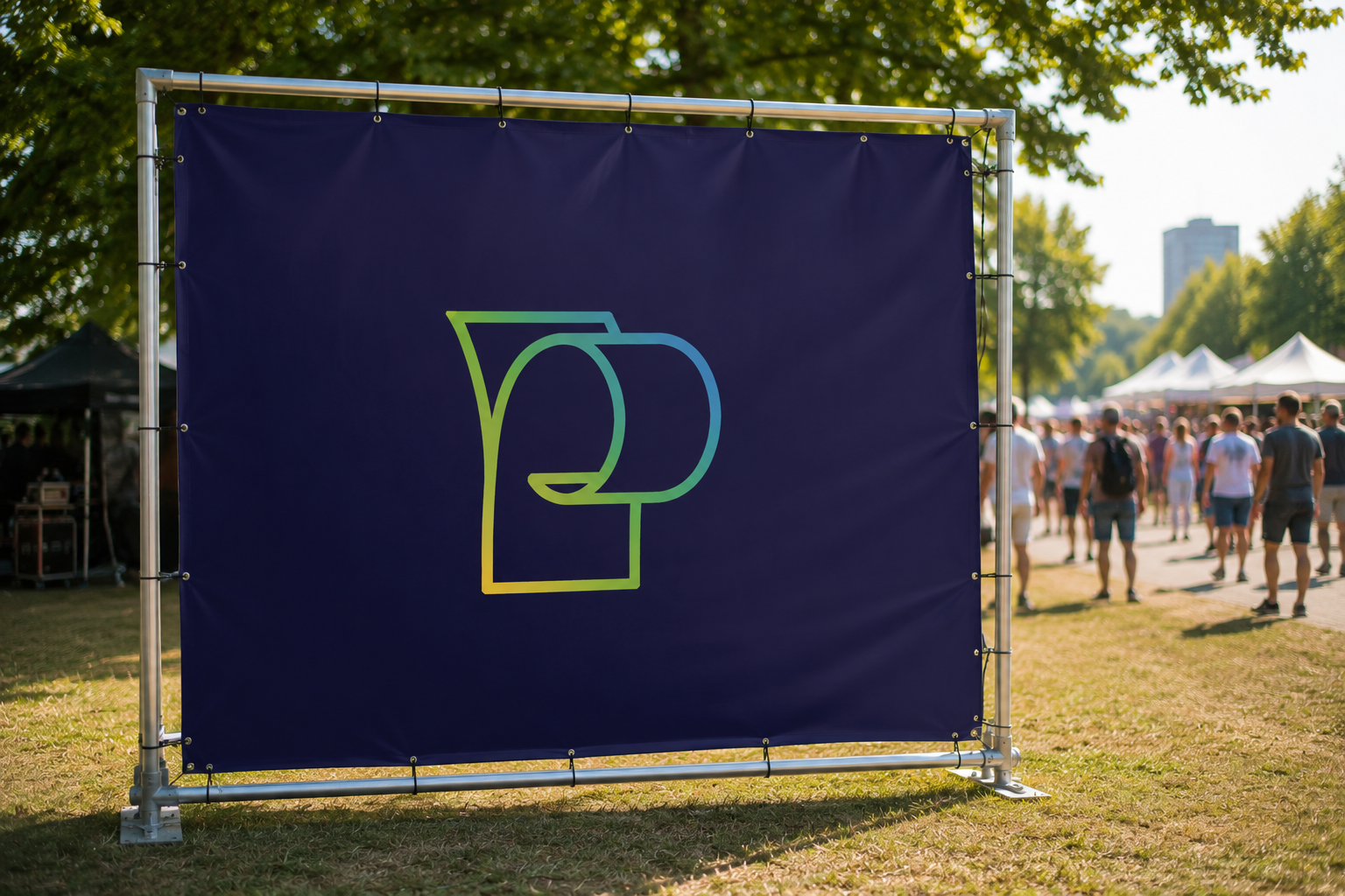 Bannere publicitare la eveniment outdoor