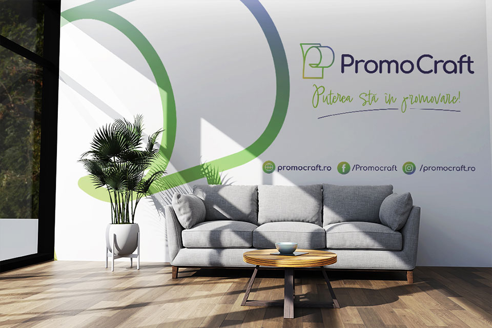 Tartós személyre szabott tapéta – prémium nyomtatás Promocraft