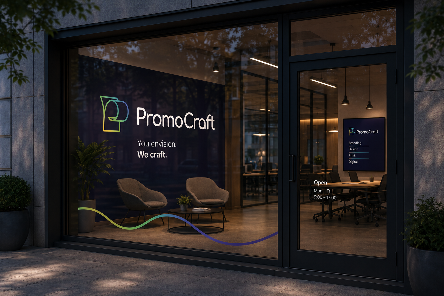 Decor vitrină – Promocraft