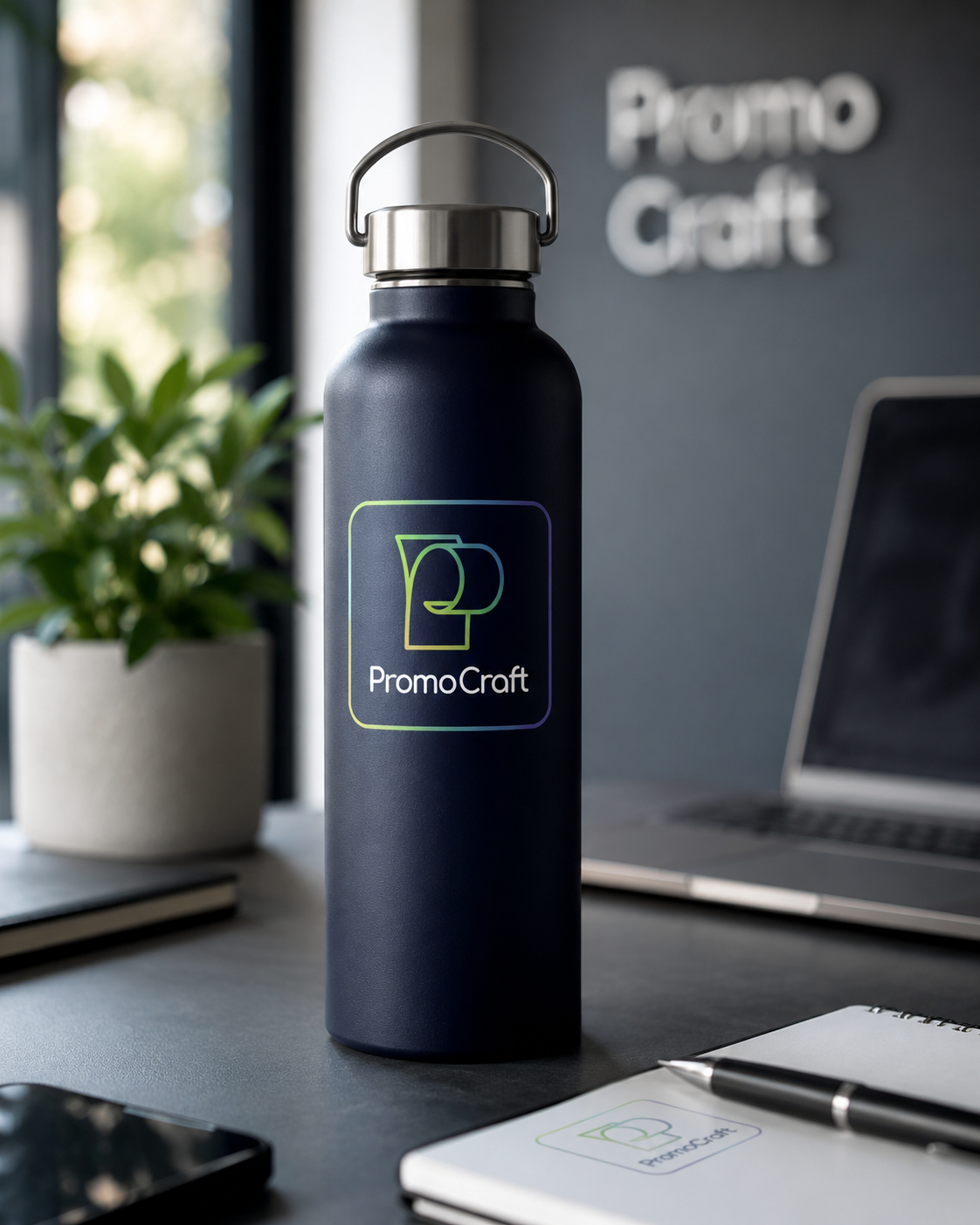 Sticlă reutilizabilă personalizată – Promocraft